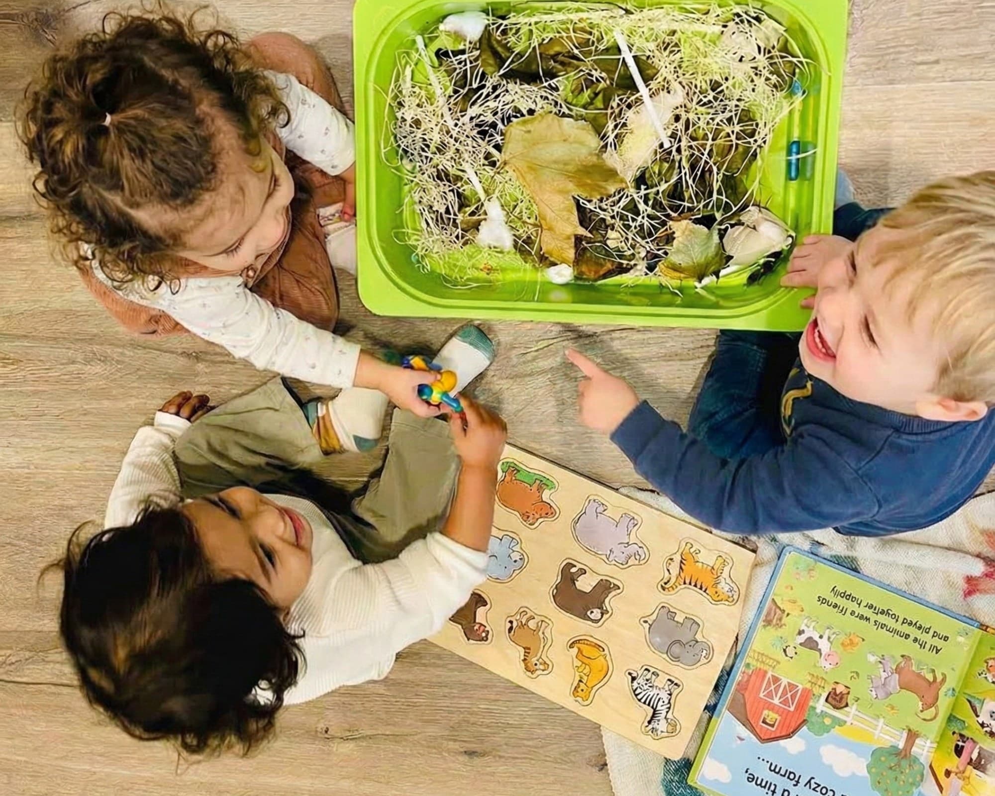 Children forming emotional bonds